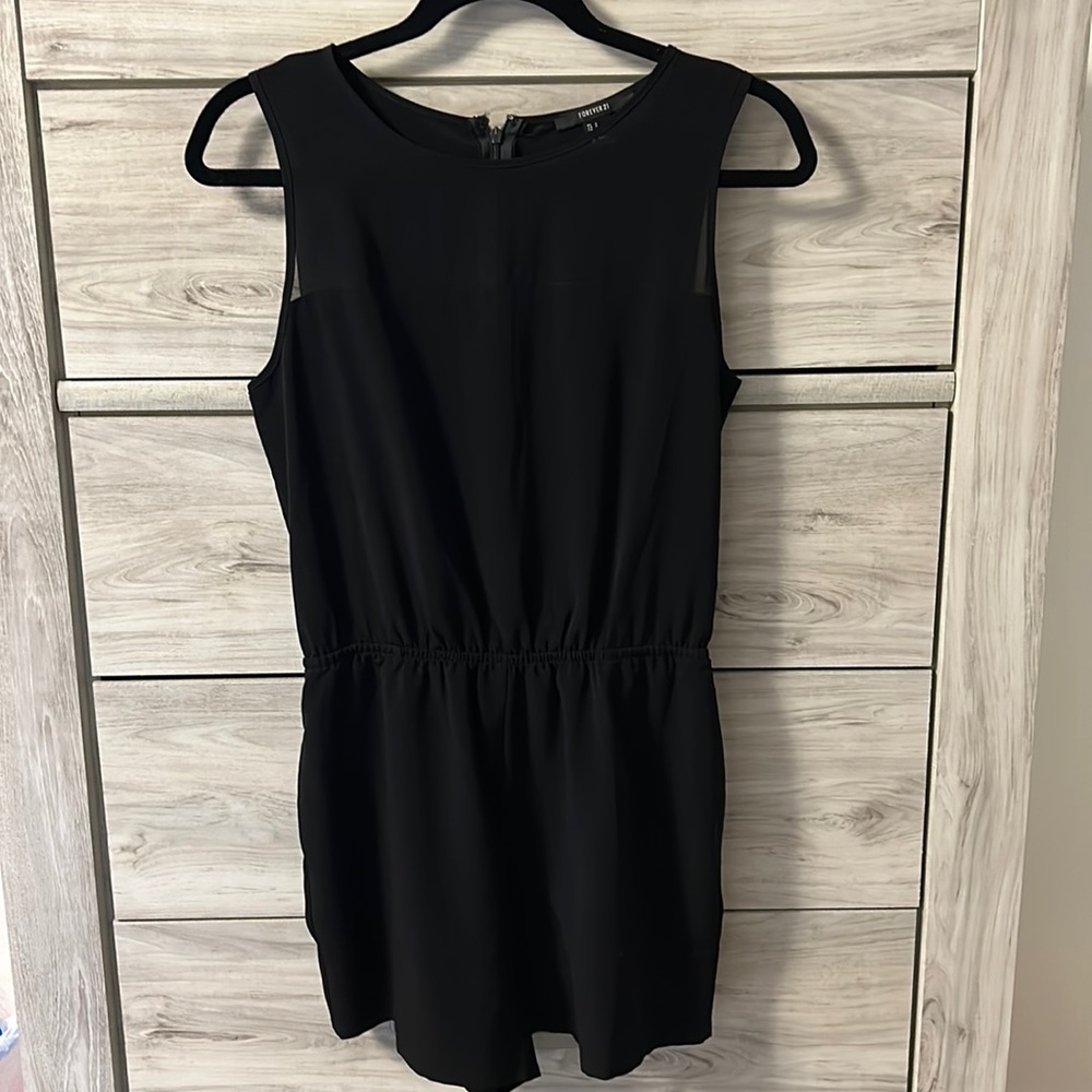Forever 21 Small Black Romper